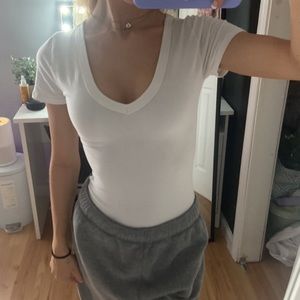 AMERICAN EAGLE SMALL WHITE BODYSUIT